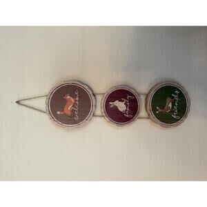 Woodland Animal Creatures Themed Hanging Sign